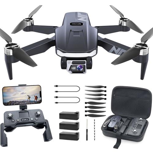 NAFYRE N11 PRO Drone GPS con fotocamera per adulti 4K UHD, 90 minuti di volo lungo, lunga distanza di controllo, ritorno auto, conseguenza automatica, motore brushless, 5G FPV RC Quadcopter per