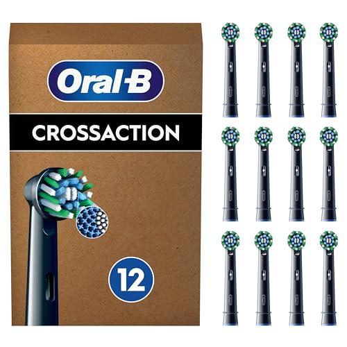 Oral-B Cross Action Testine Spazzolino Elettrico, Confezione da 12 Testine di Ricambio, Setole Angolate che si Adattano a ogni Dente per una Pulizia Profonda, Adatto alla Buca delle Lettere