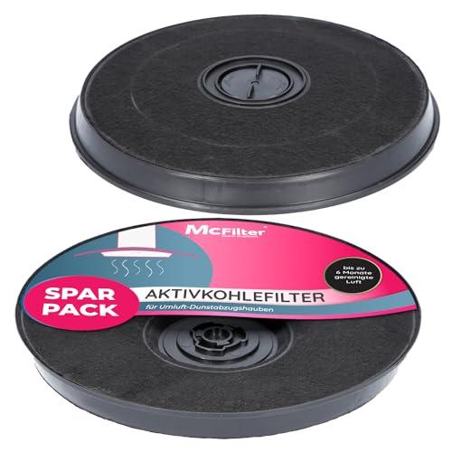 2x Filtro ai carboni attivi Ø 230 mm per cappa aspiranti adatto come alternativa per filtro a carbone 11005728 + 11005732 + DHZ2701/01 + 9029793594, adatto per Bosch, Siemens, AEG, Whirlpool, Faber
