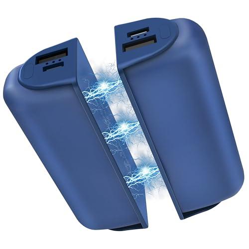 INNOPAW Scaldamani Ricaricabile - 10000mAh Riutilizzabile, Elettrico Portatile Power-Bank Per l'inverno all'aperto (blu notte)
