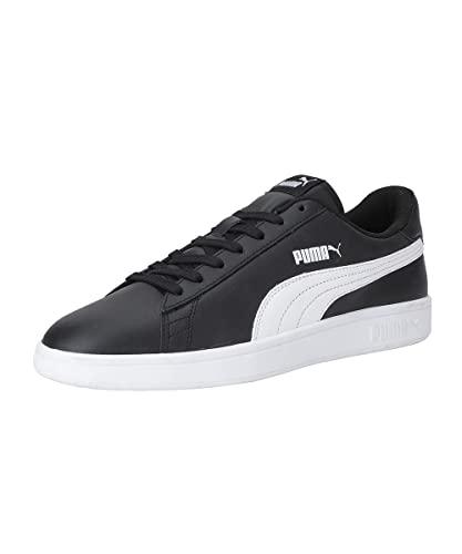 PUMA Smash v2 L, Sneakers Unisex-Adulto, Black White, 43 EU