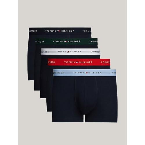 Tommy Hilfiger Pantaloncini Boxer Uomo Confezione da 5 Cotone Elasticizzato