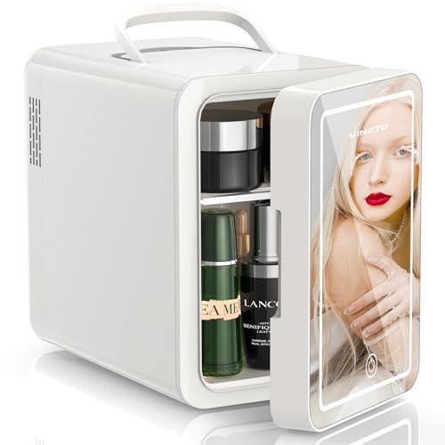 VINATO Mini Frigo da Camera, Frigorifero Piccolo AC/DC, 4L / 6L