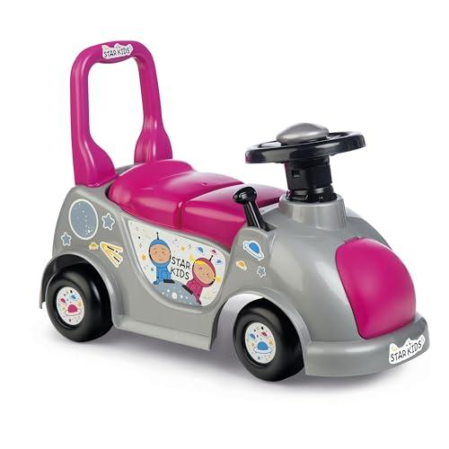 Chicos - Starkids Ride-On per Bambini | Macchina Rosa Cavalcabile per Bambini a spinta | Gioco Prima Infanzia con cassetto per trasportare i giocattoli | Cavalcabile bambino 1 2 3 anno (35218)