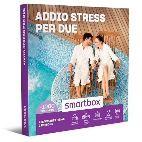 Smartbox - Cofanetto Regalo Coppia - Addio Stress per Due - Idee Regalo Originale - 1 Esperienza Relax per 2 Persone