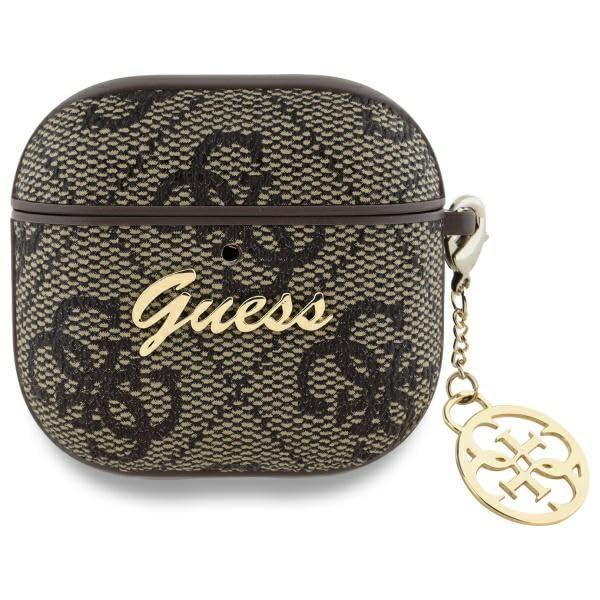 Caso CG Mobile Guess 4G Charm Collection per AirPods 4 (marrone)