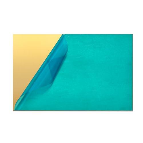 Uxney Lamiera di ottone, 1.5 mm*100 mm*150 mm Lastre di ottone puro al 99,9% per fai da te, gioielleria, elettricità, riparazioni, industria (1 pezzi)