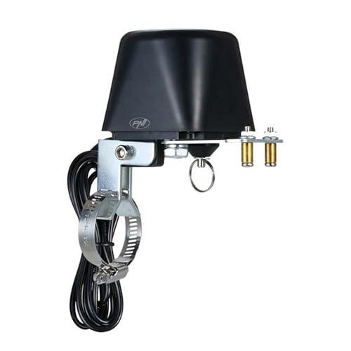PNI PNI-HS541 Safe House HS541 Smart Valve con Wi-Fi, per disattivare l'alimentazione di tubi acqua/gas via Internet, nero