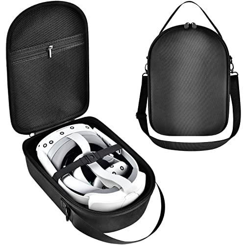 Custodia per cuffie PICO 4 All-in-One VR da 128 GB/256 GB, Virtual Reality Occhiali PC, accessori portaoggetti, con tasca a rete, adatta per cavo USB e auricolari (solo scatola)