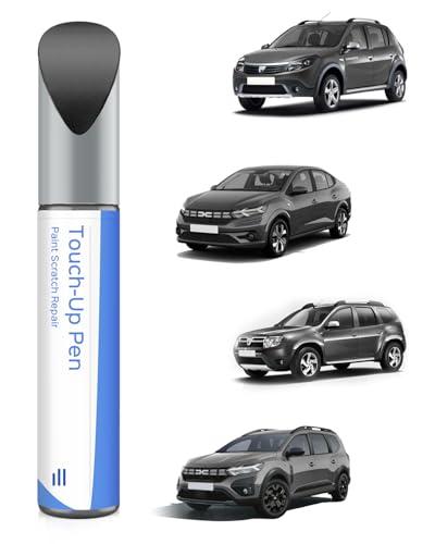 PARTS4EV KNA Gris Comete Metallic/Cometa Grigio Metallizzato Vernice per ritocchi Dacia Accordatura esatta – Riparazione di graffi e scheggiature