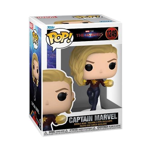 Funko Pop! Vinyl: The Marvels - Captain Marvel - Figura in Vinile da Collezione - Idea Regalo - Merchandising Ufficiale - Giocattoli per Bambini e Adulti - Movies Fans - Figura per i Collezionisti