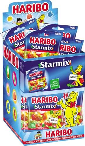 Haribo Mini Starmix, Caramelle Gommose, Gusto Frutta, Ideali Per Feste - 30 Bustine Da 40gr [1200gr]