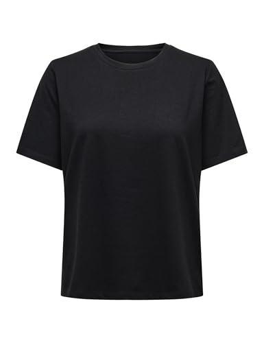 ONLY ONLONLY S/S Tee Jrs Noos Donna T-Shirt Nero M 100% Cotone Largo