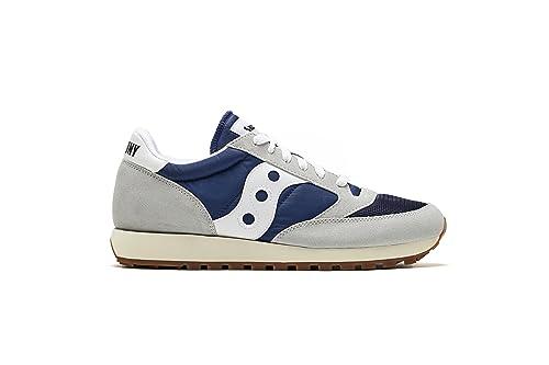 Saucony Jazz Original Vintage, Sneaker Uomo, Navy Grey, 45 EU