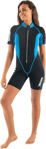 SEAC Ciao, Muta Corta, Neoprene 2.5 mm per Snorkeling, Subacquea e altre Attività in Acqua Donna, Multicolore, XS