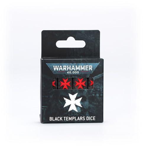 Games Workshop - Warhammer 40.000 - Templari Neri: Set di dadi