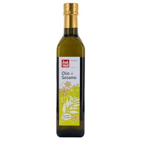 Baule Volante Olio di sesamo bio - Perfetto per Nuove Ricette - Olio Naturale di Sesamo Alimentare - 500 ml
