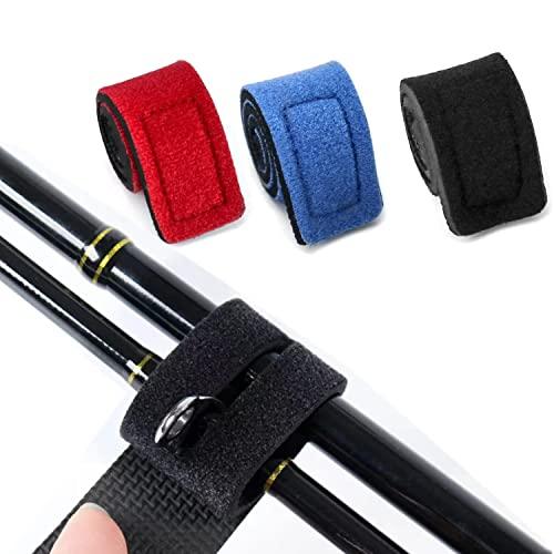 Fascette Elastiche per Canne da Pesca, 6 Pezzi Canne da Pesca Cinghie per Canna da Pesca Cintura per Canna da Pesca Elastica Fascia Elastica Regolabile per canne da Pesca Attrezzatura Accessori