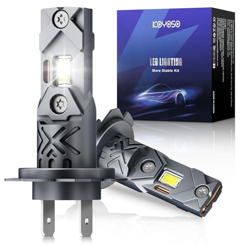 KOYOSO H7 LED 100W 22000LM Lampada 6500K 1:1 Mini Design, Lampadine Led H7 Plug and Play, Confezione da 2
