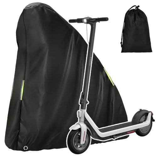 Flintronic Copertura per Monopattino Elettrico,Telo Copri Monopattino Universale Impermeabile con Striscia Riflettente e Borsa Portaoggetti (130x115cm)