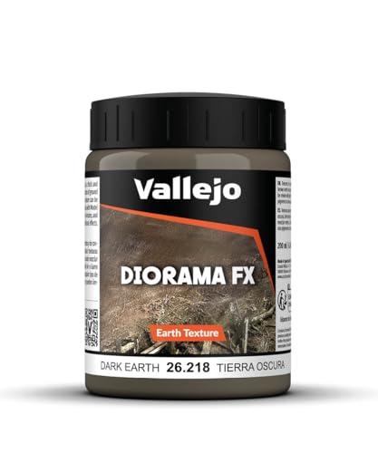 Vallejo Diorama FX Pittura Acrilica Texture Terra 200 ml per Simulare Terreno, Neve, Acqua e Barro per Maquettes di Modellismo