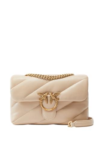 Pinko Borsa a tracolla Classic Love Bag Puff beige da donna UNI
