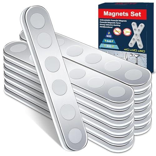 BKSAI 12Pz Magneti al neodimio calamite infrangibile potenti Magneti al neodimio potente calamite adesive calamite piccole potente Magnete per la presentazione