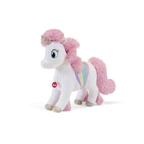 Trudi Unicorno Leslie Peluche unicorno arcobaleno, regalo bambini compleanno | 25x25x7cm taglia S | Fantasy Unicorn collection | modello 18196