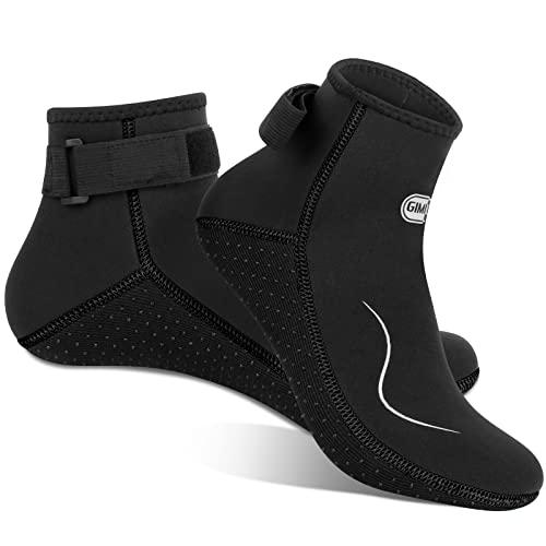 Gimilife Calzari Neoprene, Calzari Sub 3MM per Uomo e Donna, Calzari Spiaggia, Calze Piscina, Calze Termiche per immersioni, snorkeling, nuoto, surf, vela, kayak