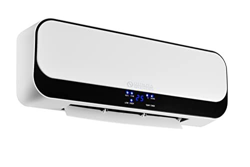 Olimpia Splendid 99261 Caldo Up T WiFi - Termoventilatore Ceramico a Parete con Telecomando e Timer settimanale 2000 W, 220-240 V, Bianco - Esclusiva Amazon
