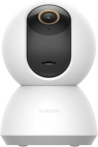 Xiaomi Smart Camera Interna C300 Bianco 2K (1296P), Rotazione a 360°, Visione Notturna a Colore, Rilevamento Persone, Chiamate Bidirezionali, Crittografia dei dati