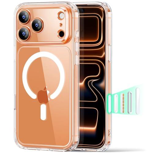 ESR Cover per iPhone 17 Pro, Custodia per controllo della fotocamera, Compatibile con MagSafe, Protezione antiurto di livello militare, Angoli Air Guard ammortizzanti, Trasparente