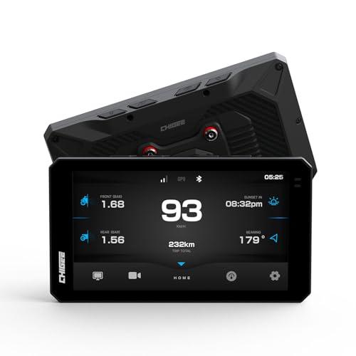 CHIGEE AIO-6 LTE 4G Motorcycle GPS Navigation with 6 inches Display, Smart Geo-Fence Security,SOS,2000nits,Motorcycle Carplay Android Auto, Real-time alerts, Electronic fence, IP69 Waterproof