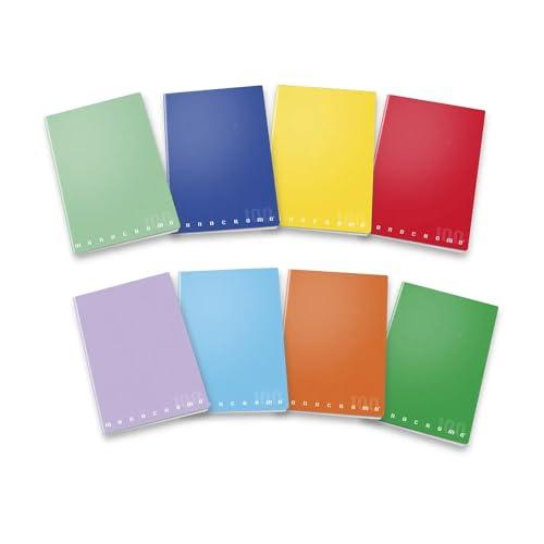 Memotak Pigna Quaderno Maxi Monocromo Original Alta Foliazione 50 Fogli confezione da 10 Quaderni (QUADRETTI, 5M)