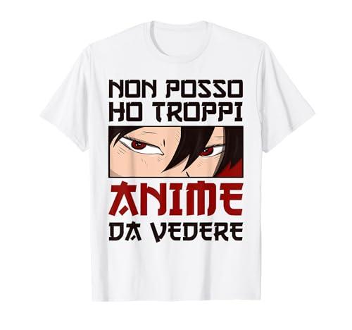Regalo Divertente Gadget Anime Per Otaku Di Anime Giapponesi Maglietta