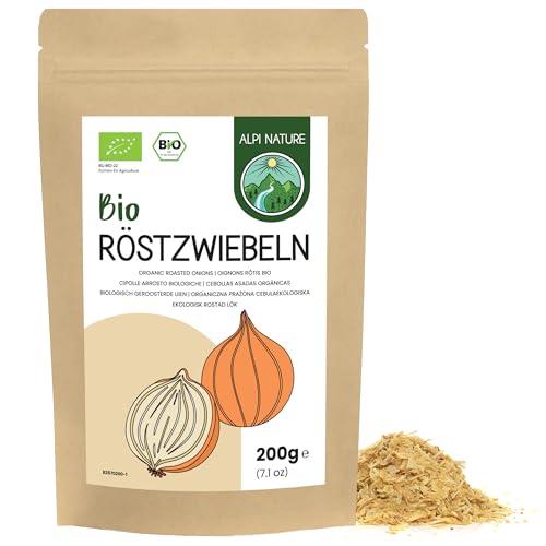 Alpi Nature Cipolla Croccante BIO 200g, Cipolle Croccanti Arrostite, Senza Olio di Palma