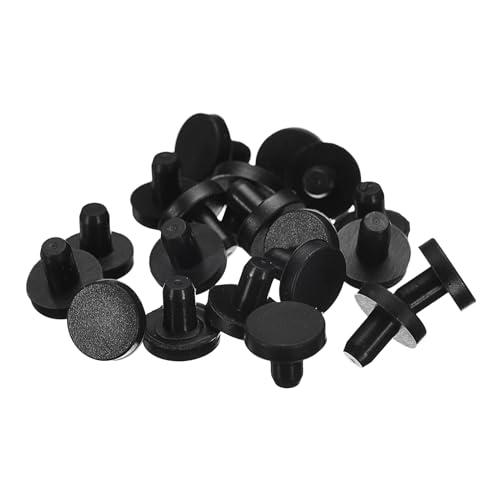QUARKZMAN 20 Pezzi Tappo in Gomma Nero, J5 Tappi Impermeabili per Fori 5mm / 0,2