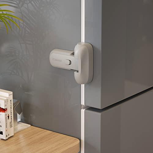 EUDEMON 1 Pack Aggiornato Bambino Proof Frigo/Congelatore Serratura della porta Applicare a Max 1 