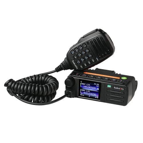 Radioddity DB25-D Radio Mobile DMR Dual Band, Ricetrasmettitore VHF e UHF 20W con GPS e APRS, 4.000 Canali, 300.000 Contatti Digitali, Dual Timeslot (Tier II), Radio Bibanda per Veicoli