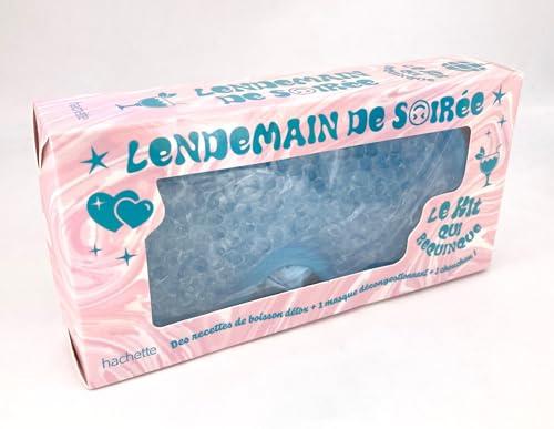 Coffret Lendemain de soirée, le kit qui requinque: Des recettes de boisson détox + 1 masque décongestionnant + 1 chouchou !