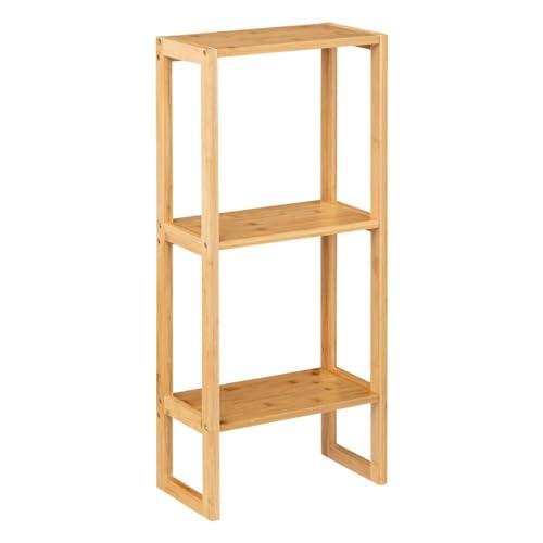 5five - scaffale Alto in bambù Lab n modul 2 Livelli 20 cm