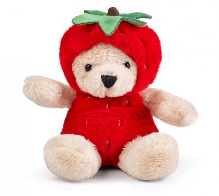 LITTLE Living Nature Frutto da Gioco – Peluche Fragola | Giocattolo Morbido per Bambini