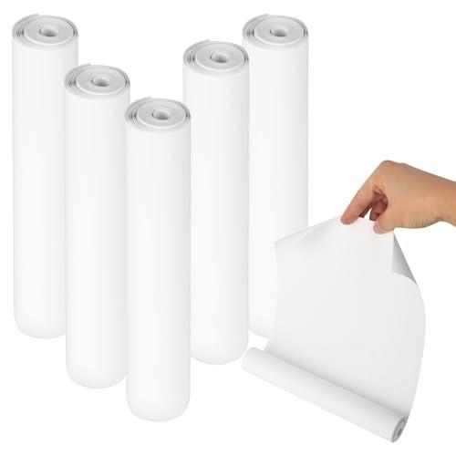 (5 Rotoli) Carta Termica A4 per Stampante (Circa 116 Fogli),Carta Termica A4 Pieghevole,Compatibile con la Maggior Parte Delle Stampanti Termiche,Senza BPA,Adatto per Documenti, Siti Web e Foto
