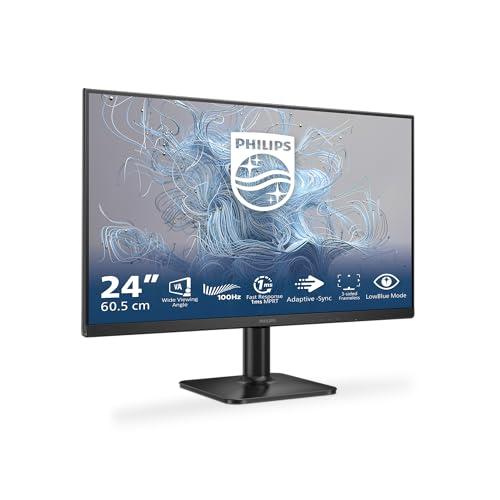 Monitor per PC - Philips - 24E2N1100LB - 24 FHD - VA - 1 ms - 100 Hz - Sincronizzazione adattiva