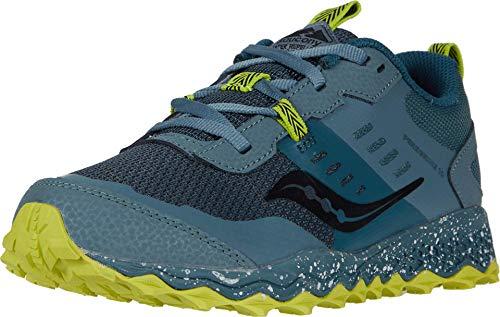 Saucony Scarpa Trail S-Peregrine 1 Shield STL Water Resistent (Verde/Lime, Numeric_37)