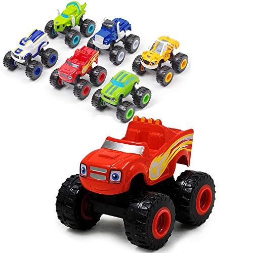 VI AI The Monster Machines - Veicoli Camion Giocattoli Regali - Scooter Auto per Bambini (6 pcs)