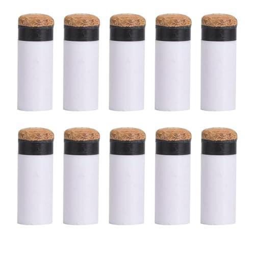 Agatige 10 Punte per Stecche da Biliardo, Bacchette per Stecche a Vite per la Sostituzione delle Punte 10 mm/11 mm/12 mm/13 mm Opzionale, Kit di Ricambio per Stecca da Biliardo (13mm)