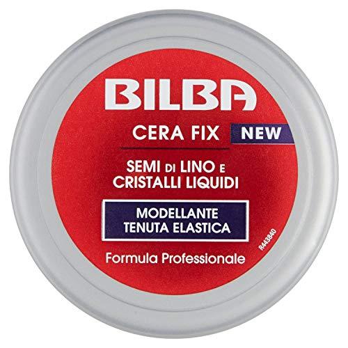 Bilba, Cera con Semi di Lino e Cristalli Liquidi, Cera Fix Modellante a Tenuta Elastica - Formula Professionale - Dona Volume e Lucentezza, Ideale per Fissare l'Acconciatura - 100ml