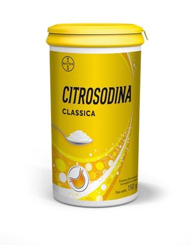 Citrosodina Classica in Granuli Effervescente Digestivo Rinfrescante per Digestione Difficile con Acido Citrico e Bicarbonato di Sodio, Barattolo 150g