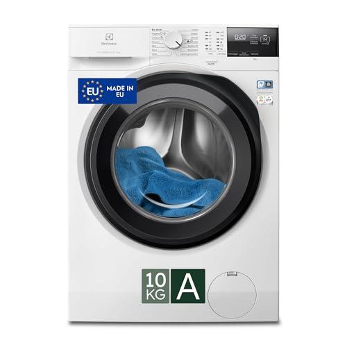 Electrolux 600 Lavatrice a carica frontale, EW6F210G, 10 Kg, SensiCare, Time Manager, Programma Hygiene/Rapido, Motore Inverter+, Flussimetro, Prosense, 847x597x636 mm, Color Bianco, Classe A